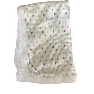 Garanimals Cotton Thermal Waffle Weave Swaddle Blanket Multi Color Dots